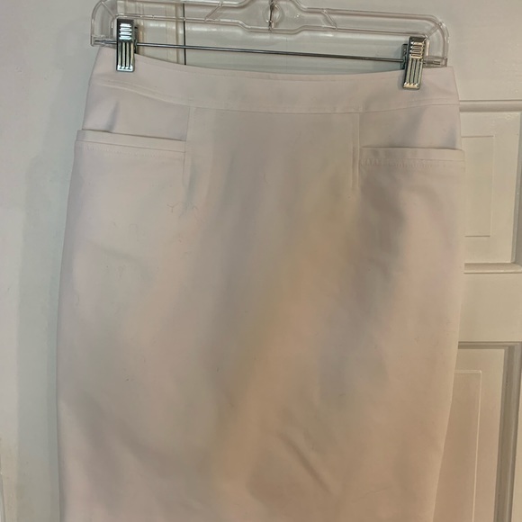 Nordstrom Halogen skirt in white cotton size 4. - Picture 1 of 7